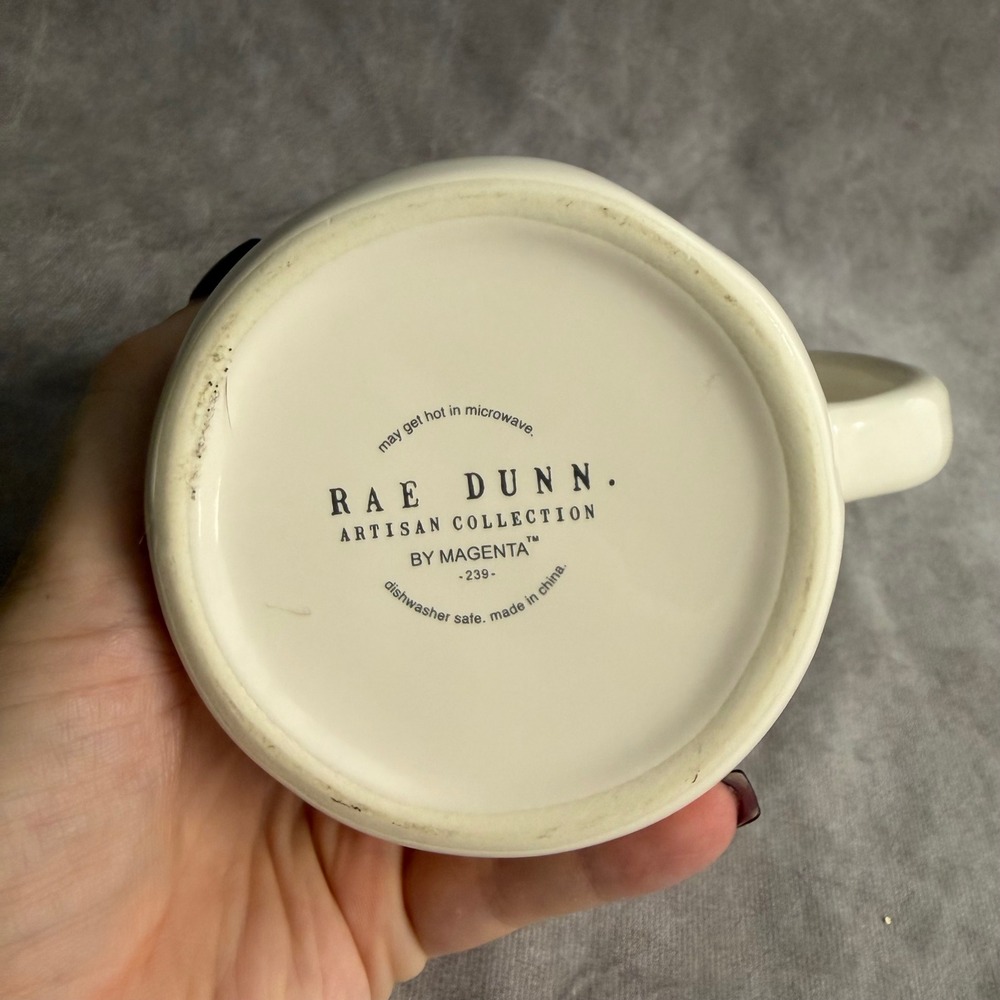 Rae Dunn Coffee Mug White I Put A Spell On You Witch Halloween - Picture 3 of 3
